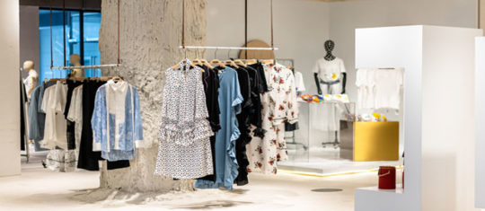 store de vêtements de mode